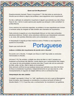 Who Is a Muslim? Portuguese